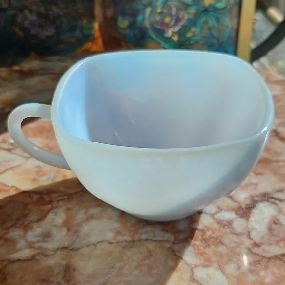 Vintage Fire-King Azurite Charm Set - Picture 3 of 7